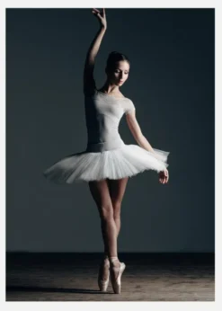 Dancer Posing Canvastavla (30x40 cm)