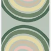 Double Rainbow Green Canvastavla (30x40 cm)