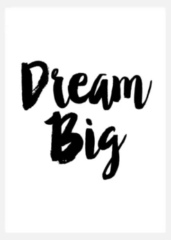 Dream Big Canvastavla (30x40 cm)