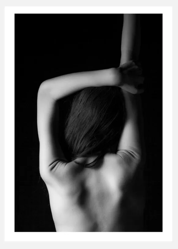 Female Back Canvastavla (30x40 cm)