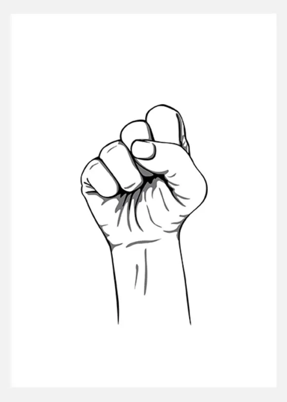 Fist Canvastavla (30x40 cm)