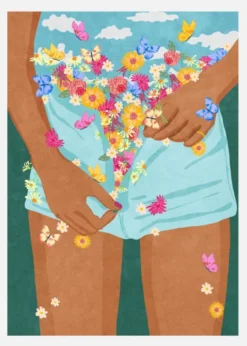 Flower Mood Canvastavla (30x40 cm)