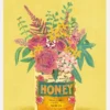 Flowers In A Vintage Honey Can Canvastavla (30x40 cm)