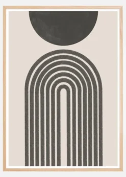 Flow Shapes No22 Poster (21x29.7 cm (A4))