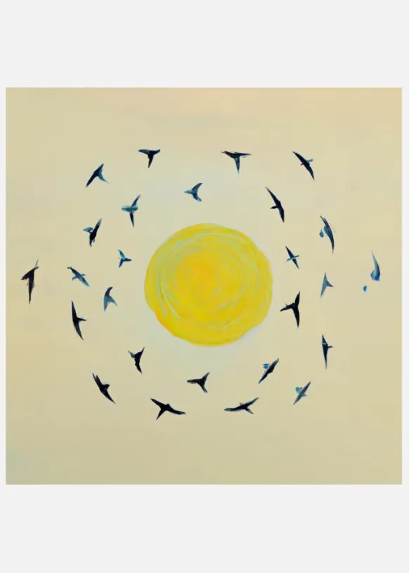 Fly Away With Me Canvastavla (30x30 cm)