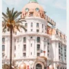 French Riviera Building Canvastavla (30x40 cm)