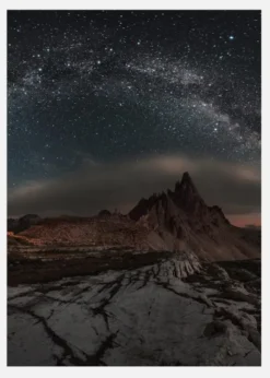 Galaxy Dolomites Canvastavla (30x40 cm)