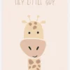 Giraffe Nursery Canvastavla (30x40 cm)