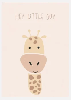 Giraffe Nursery Canvastavla (30x40 cm)