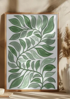 Green Plant Poster (21x29.7 cm (A4))