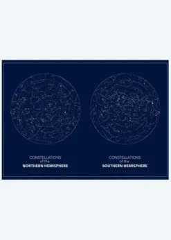 Hemispheres Dark Canvastavla (30x40 cm)