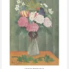 Henri Rousseau - Flowers In A Vase Canvastavla (30x40 cm)
