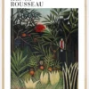 Henri Rousseau - Monkeys And Parrot In The Virgin Forest Poster (21x29.7 cm (A4))