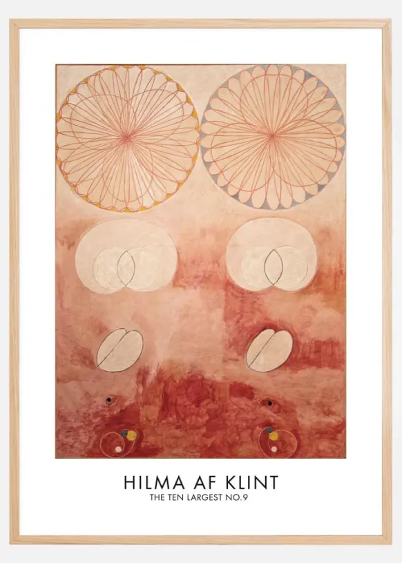 Hilma af Klint - The Ten Largest No.9 Poster (21x29.7 cm (A4))