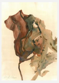 Hommage An Emil Nolde VIIi Canvastavla (30x40 cm)
