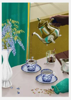 I Despise English Tea Canvastavla (30x40 cm)