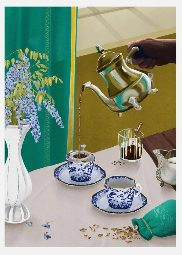 I Despise English Tea Canvastavla (30x40 cm)