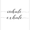 Inhale - Exhale Canvastavla (30x40 cm)