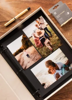 KAILA HAPPILY EVER AFTERCreme - Coffee Table Photo Album (60 Svarta Sidor)