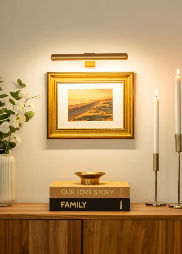 KAILA Lux Batteridriven Tavelbelysning 33 cm - Guld