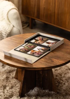KAILA ONE OF A KIND Creme - Coffee Table Photo Album (60 Svarta Sidor)