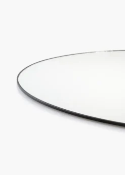 KAILA Round Mirror - Thin Black 70 cm Ø