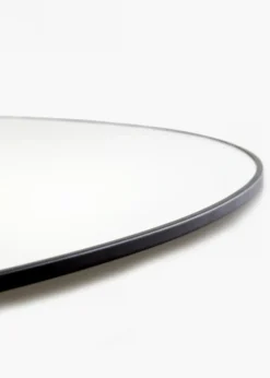 KAILA Round Mirror - Thin Black 70 cm Ø