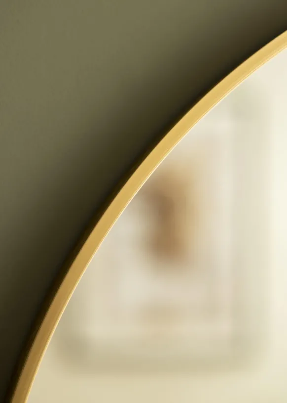 KAILA Rund Spegel Edge Gold 70 cm Ø