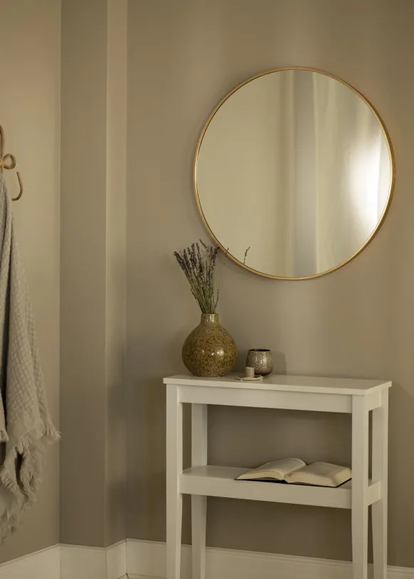 KAILA Rund Spegel Edge Gold 70 cm Ø