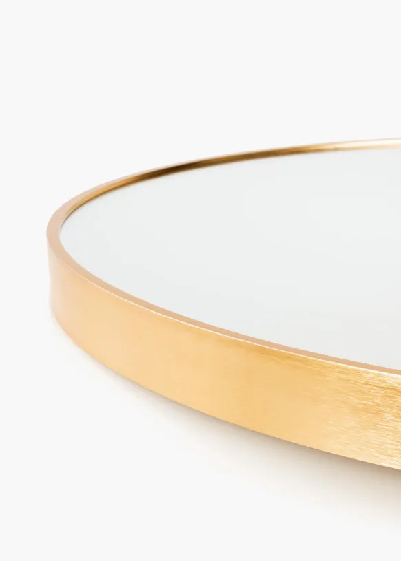KAILA Rund Spegel Edge Gold 100 cm Ø