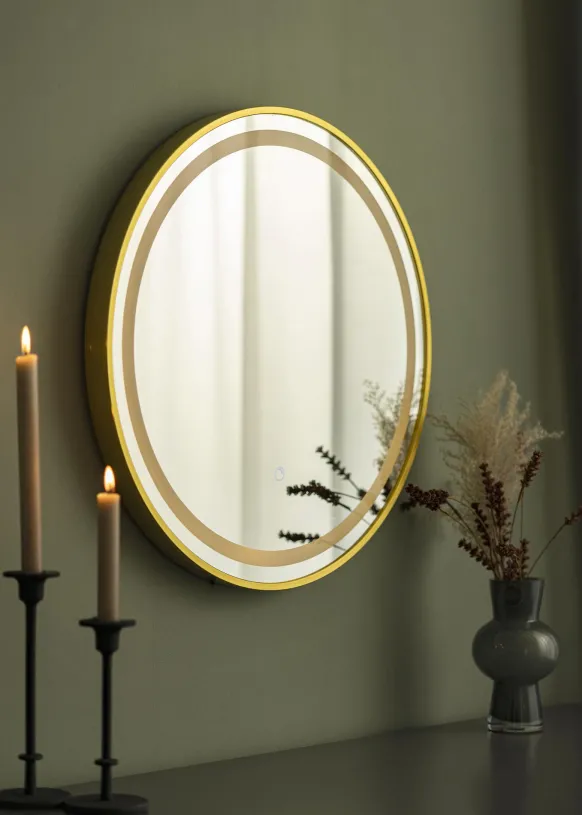 KAILA Spegel Frame LED 60 cm Ø