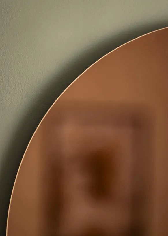 KAILA Spegel Oval Rose Gold 50x100 cm