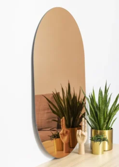 KAILA Spegel Oval Rose Gold 70x100 cm