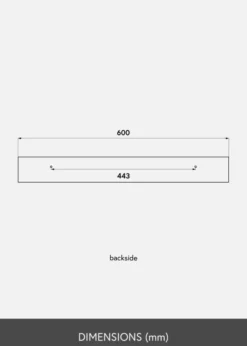 KAILA Tavelhylla Bambu 60 cm