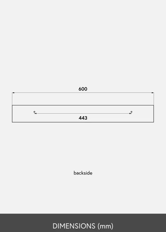 KAILA Tavelhylla Bambu 60 cm