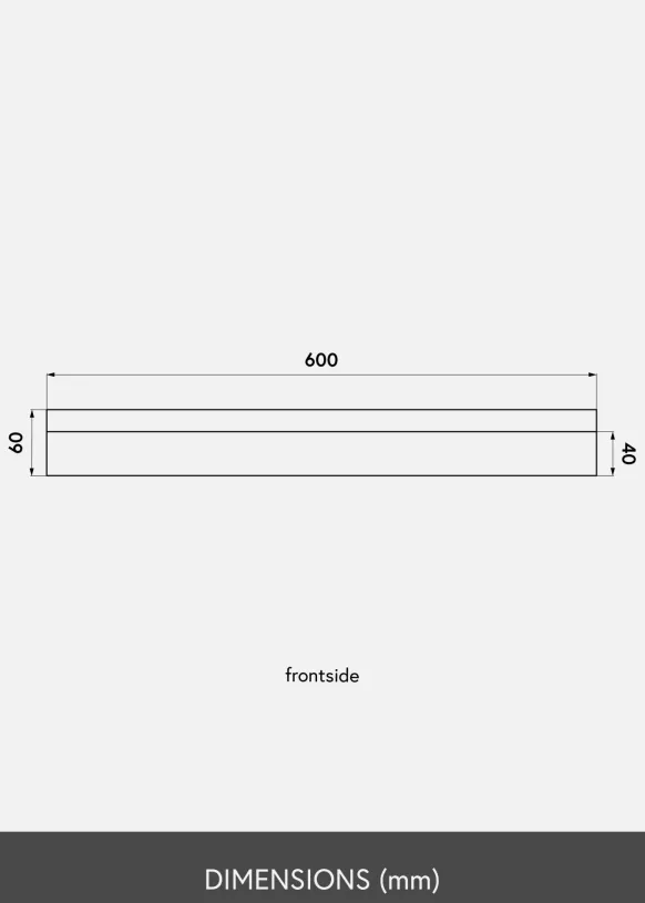 KAILA Tavelhylla Bambu 60 cm