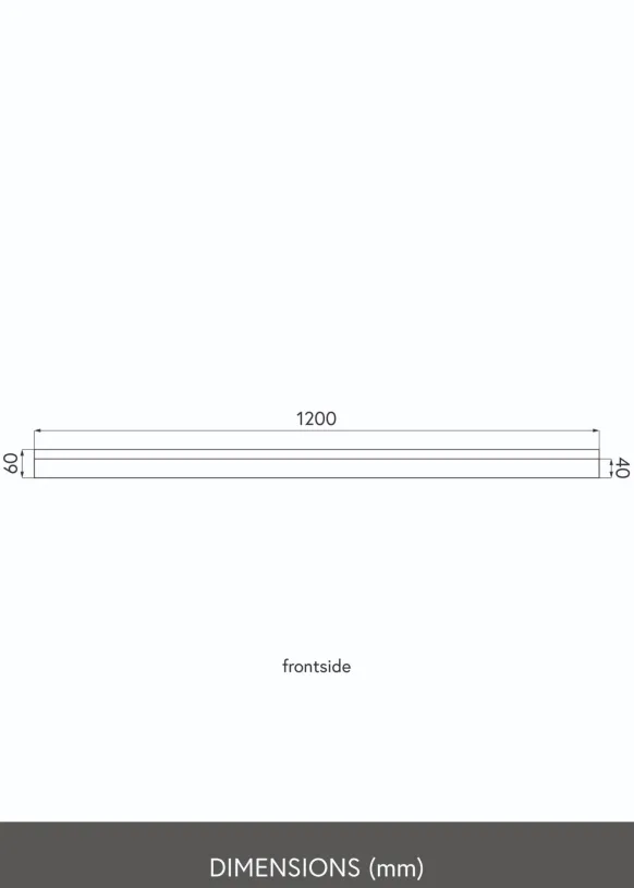 KAILA Tavelhylla Ek 120 cm