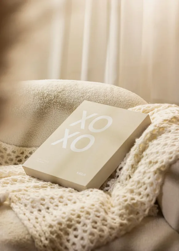 KAILA XOXO Greige - Coffee Table Photo Album (60 Svarta Sidor / 30 Blad)