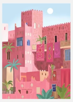 Kashbah Canvastavla (30x40 cm)