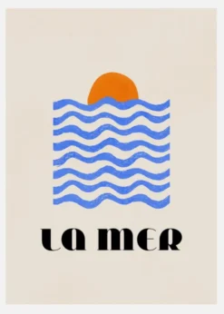 La Mer Abstract Ocean No. 03 Canvastavla (30x40 cm)