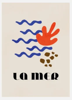 La Mer Abstract Ocean No. 02 Canvastavla (30x40 cm)