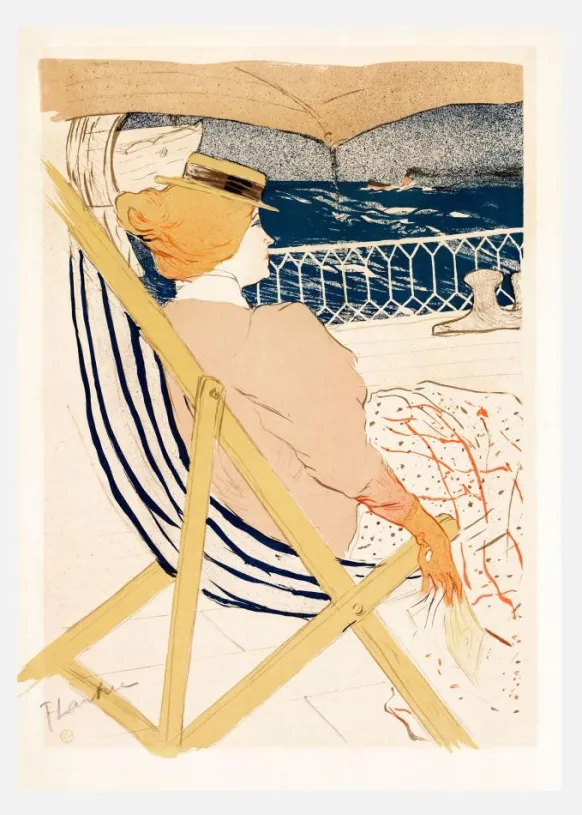 La Passagaure Du 54 (1896) Canvastavla (30x40 cm)