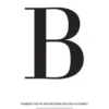 Letter B Poster (21x29.7 cm (A4))