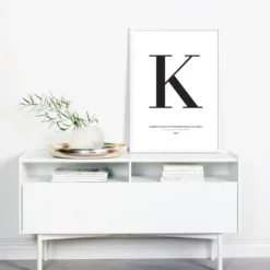 Letter K Poster (21x29.7 cm (A4))