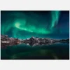 Lofoten Aurora Reflection Canvastavla (30x40 cm)