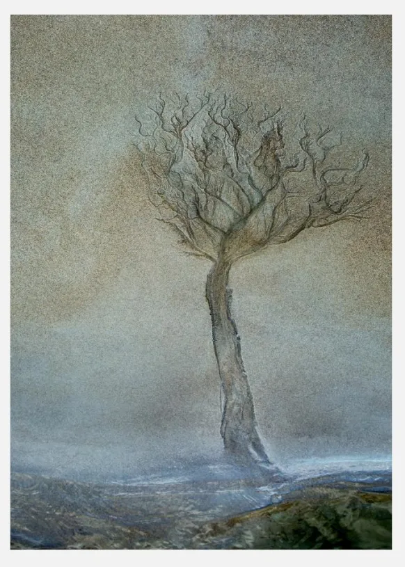 Lonely Tree Canvastavla (30x40 cm)