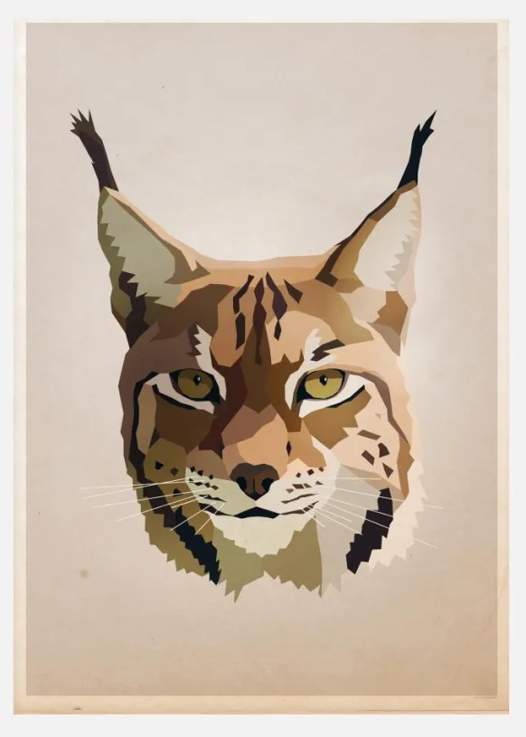 Lynx Canvastavla (30x40 cm)