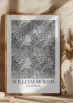 Marigold Monochrome Poster (21x29.7 cm (A4))
