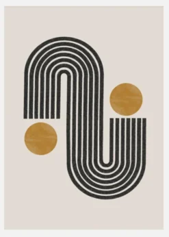 Mid Century No3 Canvastavla (30x40 cm)