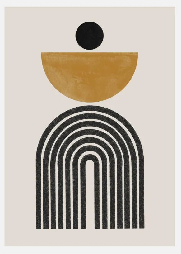Mid Century No2 Canvastavla (30x40 cm)